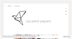 Desktop Screenshot of laissezparlerlespetitspapiers.com